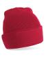 Preview: Patch-Beanie mit viereckigem Patch - verschiedene Farben - Gr. Onesize
